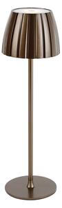 Moderne tafellamp brons 3-staps dimbaar oplaadbaar - Dolce