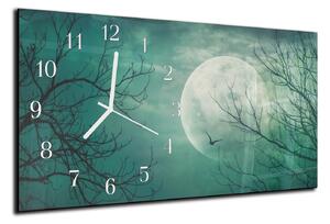 Nástěnné hodiny 30x60cm halloween dekor - plexi