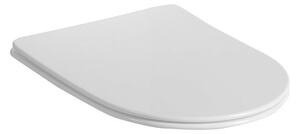 Sedátko klozetové kombi, SLIM Soft Close, duroplast, bílá, PACO