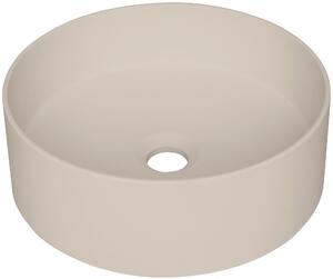 Deante Silia, granitové umyvadlo na desku 360x360x120 mm, béžová, DEA-CQS_5U4S