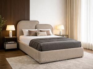 Designová postel 140x200 KANANI - béžová