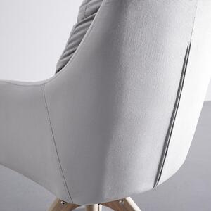 Židle Juana Světlešedá