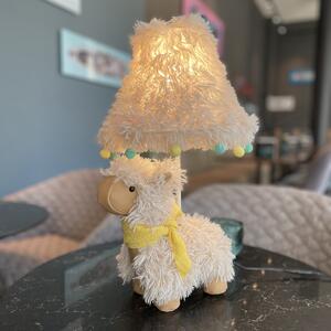 Kinder tafellamp alpaca wit - Alma