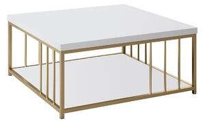 Konferenční stolek Zen (Bílá + Zlatá). 1073449