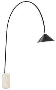 Angel Cerdá Černá kovová stojací lampa No. 8104, 210 cm