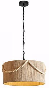 Toolight Toolight, stropní svítidlo 40cm, 1xE27, APP1741-1CP, přírodní hnědá, OSW-05123