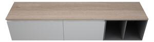RAK-PLANO Pracovní deska Techwood 201x46 cm pro nábytek RAK-JOY/JOY UNO, bez otvoru pro baterii a sifon , scandinavian oak