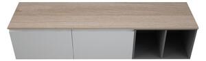 RAK-PLANO Pracovní deska Techwood 181x46 cm pro nábytek RAK-JOY/JOY UNO, bez otvoru pro baterii a sifon , scandinavian oak