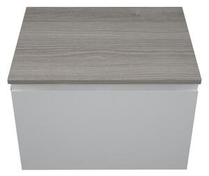 RAK-PLANO Pracovní deska Techwood 61x46 cm pro nábytek RAK-JOY/JOY UNO, bez otvoru pro baterii a sifon , grey elm