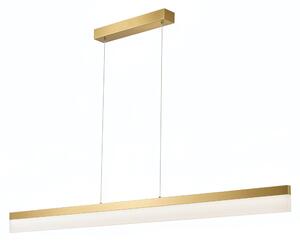 Toolight Toolight, LED stropní svítidlo 120cm, APP1694-CP, zlatá matná, OSW-07891