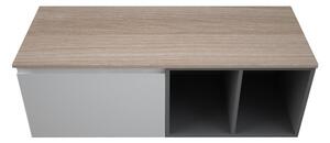 RAK-PLANO Pracovní deska Techwood 121x46 cm pro nábytek RAK-JOY/JOY UNO, bez otvoru pro baterii a sifon , scandinavian oak