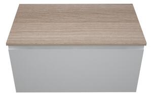 RAK-PLANO Pracovní deska Techwood 81x46 cm pro nábytek RAK-JOY/JOY UNO, bez otvoru pro baterii a sifon , scandinavian oak