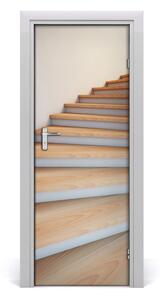 Fototapeta samolepící na dveře schody ulice 75x205 cm