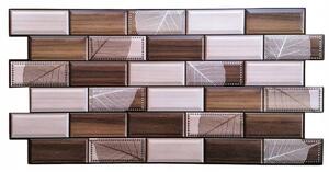 Wall Art Decor, PVC obkladové 3D panely Dřevěné špalky velké II