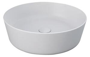 Umyvadlo na desku kruhové 42 cm, bez přepadu, alpine white, RESORT
