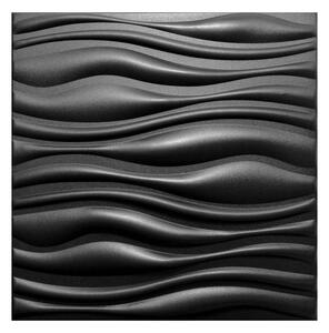 Obklad 3D EPS extrudovaný polystyren Flow černý