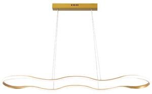 Toolight Toolight, stropní svítidlo 120cm, 24W, 3000K, LHJ027-CP, zlatá lesklá, OSW-50012
