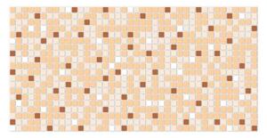 PVC obkladové 3D panely Mozaika hnědá