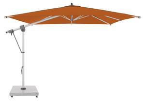 Doppler EXPERT, zahradní výkyvný slunečník s boční tyčí, 300x300 cm, červená