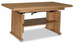 Rozkládací konferenční stolek Anky Dub artisan oblé rohy