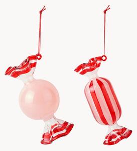 Sada ručně vyrobených ozdob na stromeček Candy, 2 díly