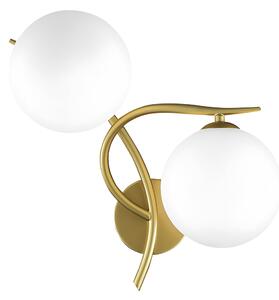 Toolight Rea, Nástěnné svítidlo LED G132-2W Gold, OSW-02606