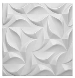 Obklad 3D EPS extrudovaný polystyren Vlnky bílé