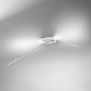 ICONE Spillo - Stropní svítidlo s LED, 2 ramena. bílá