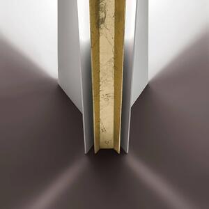ICONE Reverse - LED stojací lampa s plátkovým zlatem