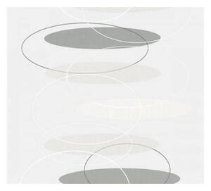 Samolepicí statická fólie na sklo, transparentní, Kruhy, 45 cm x 15 m