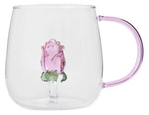 Šálek ROSADO s růží 724565 400 ml