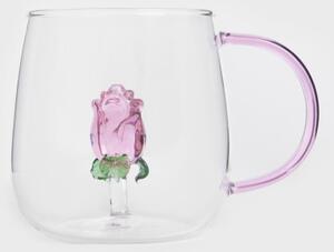 Šálek ROSADO s růží 724565 400 ml