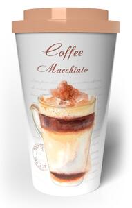 Banquet Hrnek cestovní dvoustěnný COFFEE 0,5 l, Coffee macchiato