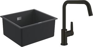 Sada granitový dřez Grohe K700 31653AP0, kuchyňská baterie Grohe Start 304702430