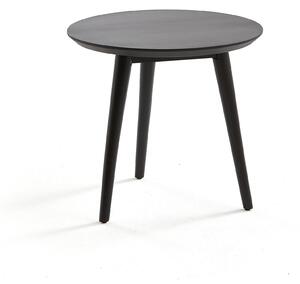 AJ Produkty Konferenční stolek CITY, Ø 500 mm, černě mořený dub
