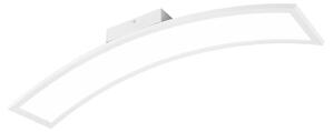 Reality Leuchten LED stropní svítidlo Sigma, bílé, 3 000 K, 2 600 lm, kovové, stmívatelný, Bílá / opál, Obývací pokoj / jídelna, kov, Moderní