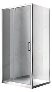 BPS-koupelny Obdélníkový sprchový kout HYD-OK06C 110x80 chrom/transparent - bez vaničky