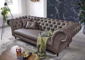 Chesterfield Preston: Pohovka 3M brown grey