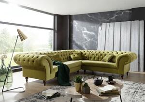 Chesterfield Preston: Rohová sedací souprava green