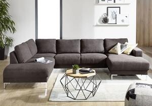 Milano Brownish Grey: Rohová sedací souprava do U