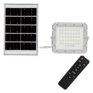 V-Tac LED Venkovní solární reflektor LED/10W/3,2V IP65 6400K bílá + DO VT1363