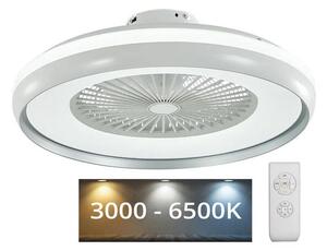 V-Tac LED Stropní svítidlo s ventilátorem LED/32W/230V 3000-6500K šedá + DO VT0418