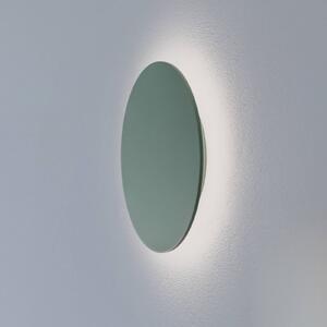 Argon LED nástěnné světlo Orios Plus, zelené, Ø 30 cm, ocel, Zelená, Obývací pokoj / jídelna, kov, Moderní