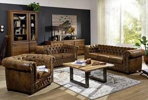 Chesterfield Oxford: Sedací souprava 3+2+1 gobi