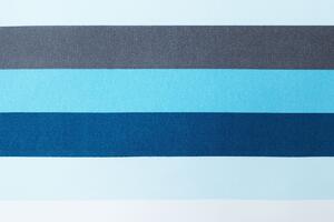 KONSIMO Povlečení VIOLI modré pruhy 140 x 200 cm