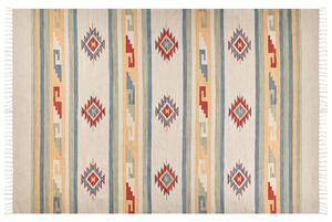 Bavlněný kelimový koberec 200 x 300 cm vícebarevný APARAN
