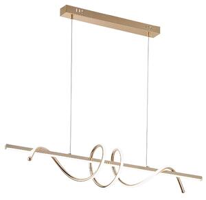 Toolight Toolight, LED závěsné svítidlo 100cm, 70W, 4500lm, G065-CP, zlatá, OSW-08698