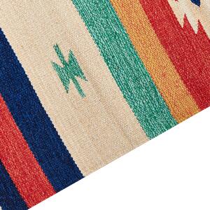 Bavlněný kelimový koberec 80 x 150 cm vícebarevný MARGARA