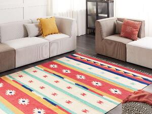 Bavlněný kelimový koberec 200 x 300 cm vícebarevný MARGARA