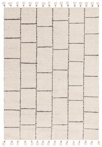 Tribeca Design Kusový koberec Livan Cream Black Tile Rozměry: 200x290 cm